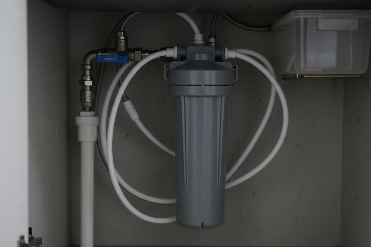 정수기 필터의 모습